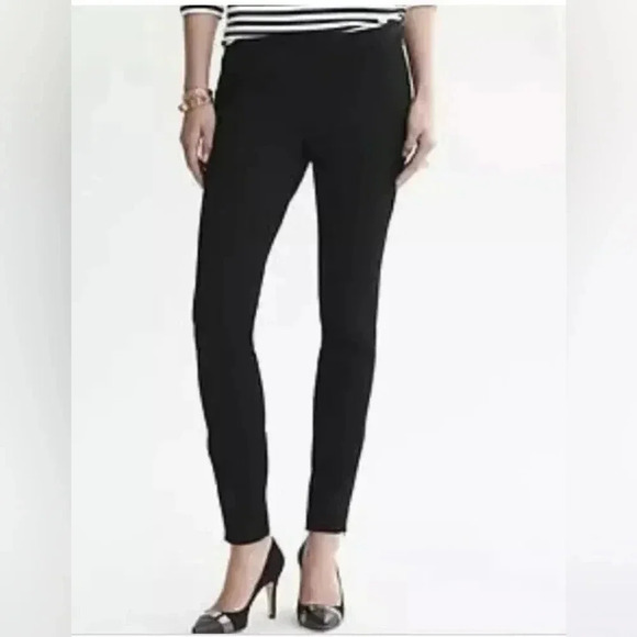 Banana Republic Pants - Banana Republic Sloan Mid Rise Ankle Stretch Pant, Color Black Size 0